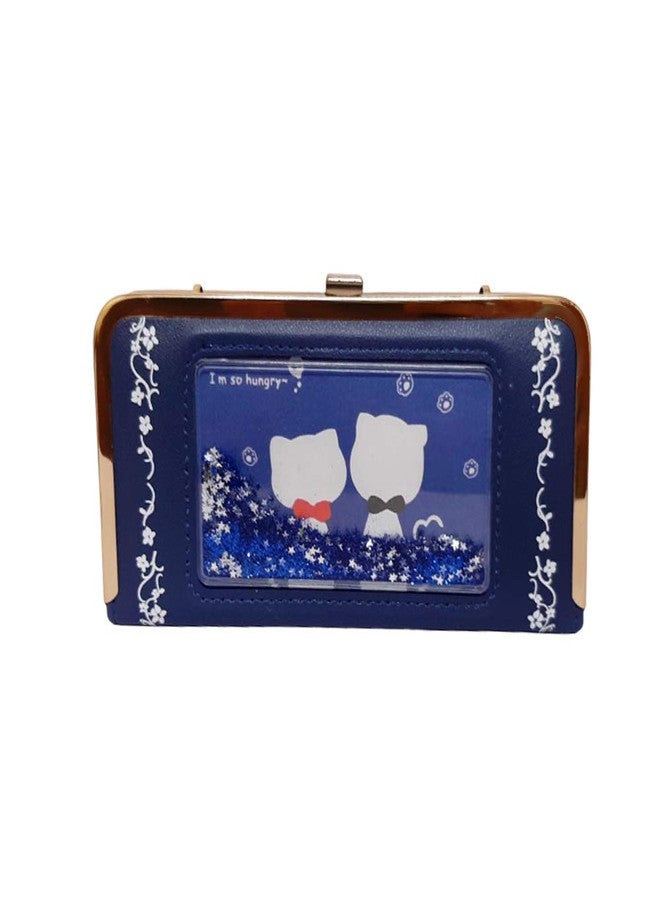 Malvina Cross Body Chain Sling Bag for Women and Girls College Office Clutches/Handbag/Chained Sling Belt Stylish Latest Bag (Blue) - Image 1